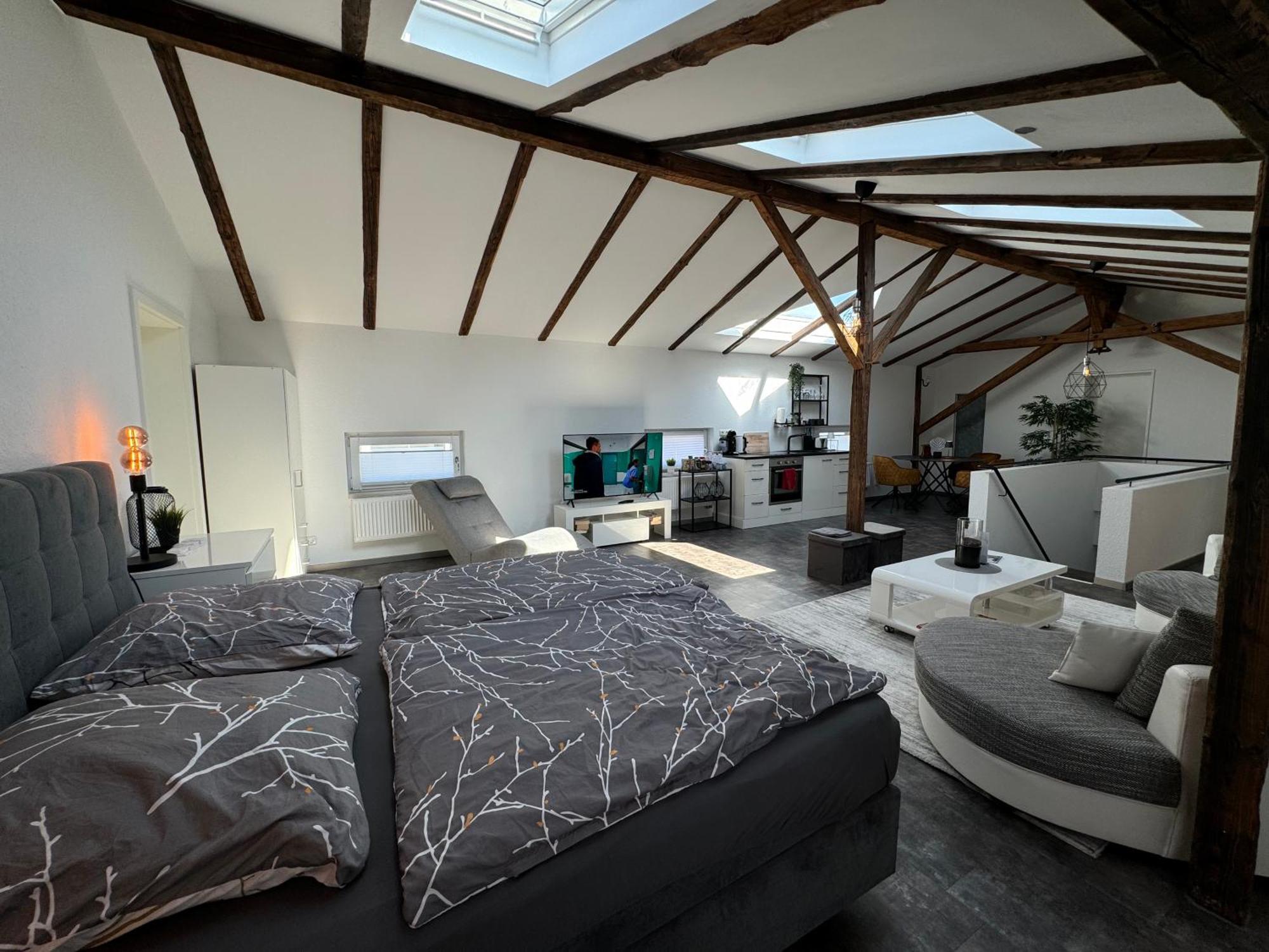Gleis 13 - The Loft Im Ehemaligen Lokschuppen Daire Bückeburg Dış mekan fotoğraf