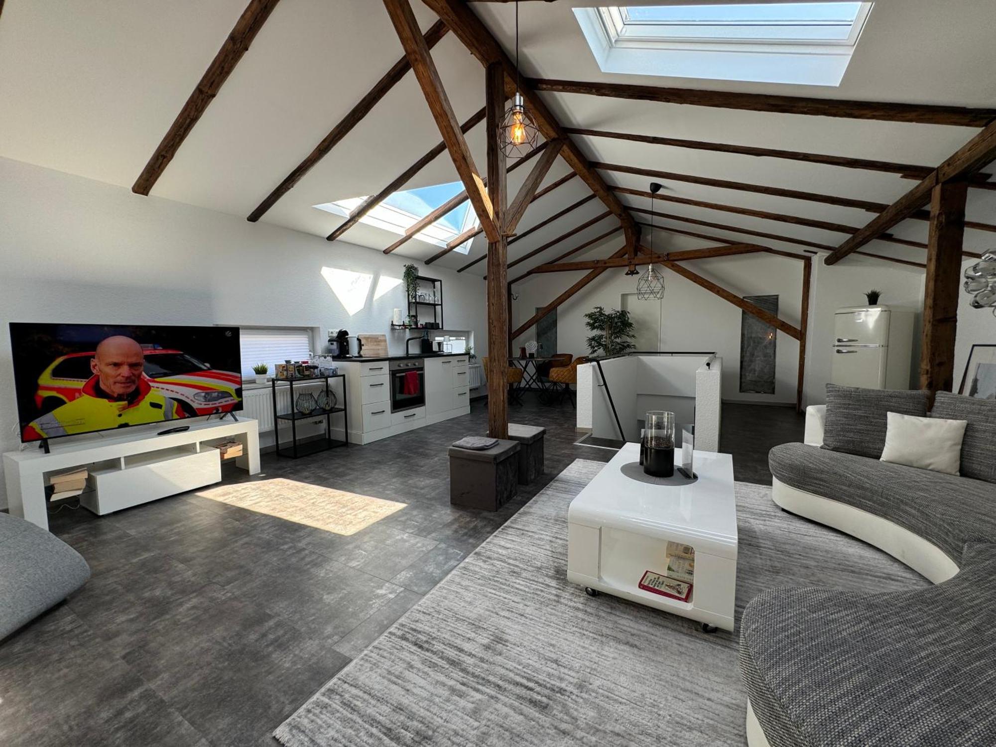 Gleis 13 - The Loft Im Ehemaligen Lokschuppen Daire Bückeburg Dış mekan fotoğraf